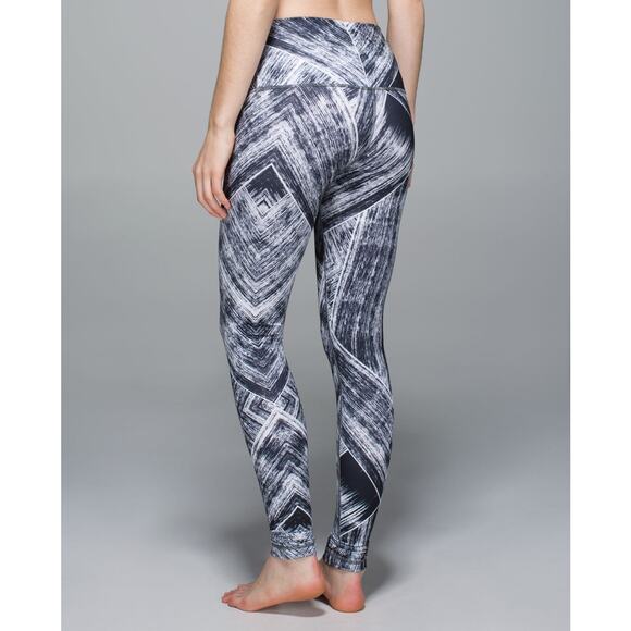 Lululemon Wunder Under Pant Hi-Rise Full-On Luon Roll Down Size 6 - Picture 1 of 7